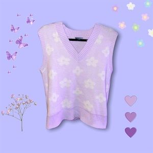 Lilac Sweater Vest💜
